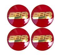 SANSHAOS Coche Rueda Centro Tapas Tapacubos Buje Badge Pegatina para BBS 56MM 60MM 65MM 70MM 80MM, Auto Llantas Centro Decorativa Cubierta Accesorios, 4 Piezas,B-65MM