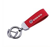SANSHAOS Llavero de Coche Reemplazo Accesorios para Volvo S90 S60 XC60 XC40 V40 V60 S60 S80 XC90 S40, Keychain Ligero Resistente para Hombres y Mujeres,Red