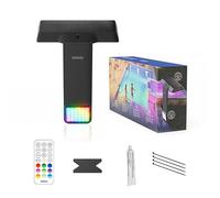 SANSI Luces Solares Para Piscina, Gran Angular De 150°, Color RGB, IP68, Impermeables, Sumergibles, Con Carga Solar Y Tipo C, Control Remoto, Para Piscinas Enterradas, Elevadas Y Jardines