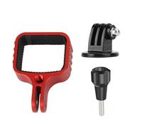 SanSixi - Adaptador de expansión de metal, abrazadera estable para DJI OSMO POCKET3, adaptador de expansión de metal, cabezal de cámara, soporte de bisel fijo (rojo)