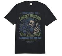 Sansón Barbería Divertido Cristiano Comfort Colors Adult Heavyweight T-Shirt