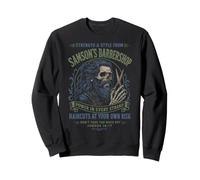 Sansón Barbería Divertido Cristiano Sudadera