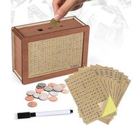 SansRealmL Huchas, Hucha Ahorro, Cajas de ahorros con inspección Digital ayudan a los hábitos de Ahorro de Adultos y niños (500 Euros - 10.000 Euros)