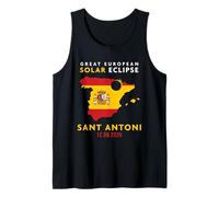 Sant Antoni, España Gran Eclipse Solar Total Europeo 2026 Camiseta sin Mangas
