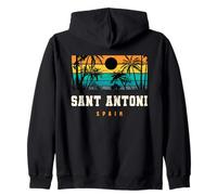 Sant Antoni España Playa Ibiza Isla Atardecer Diseño Sudadera con Capucha