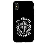 Santa Abigail ruega por nosotros Confirmación de la juventud católica Carcasa para iPhone X/XS