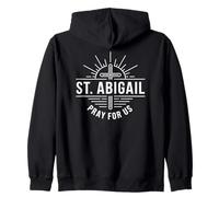 Santa Abigail ruega por Nosotros Patrona católica de los apicultores Sudadera con Capucha