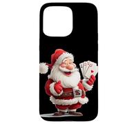 Santa Ace Busca a los Amantes de los Juegos de Cartas en Navidad Carcasa para iPhone 15 Pro MAX