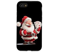 Santa Ace Busca a los Amantes de los Juegos de Cartas en Navidad Carcasa para iPhone SE (2020) / 7/8