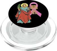 Santa Agatha Cáncer de Mama Cinta Patrona Santa Enfermeras Católica PopSockets PopGrip para MagSafe
