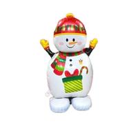 Santa Balloon, Large Aluminum Foil Standing Balloon, 72g Christmas Figure Decoration, Festive Photo Prop for Holiday Parties, New Year Celebrations, Home and Event Decor