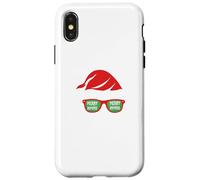 Santa Barba Gorro Gafas de Sol Barba Carcasa para iPhone X/XS
