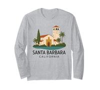 Santa Bárbara Beach Retro California Surf Isla Vista Misión Manga Larga