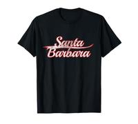 Santa Barbara California Central Coast Vintage Varsity Camiseta