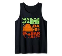 Santa Bárbara California Souvenir Hombres Santa Bárbara Camiseta sin Mangas