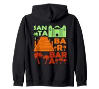 Santa Bárbara California Souvenir Hombres Santa Bárbara Sudadera con Capucha