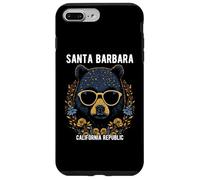 Santa Barbara California USA Divertido diseño de Oso Lindo Carcasa para iPhone 7 Plus/8 Plus