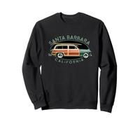 Santa Bárbara California Vintage Surfing Design Sudadera