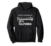 Santa Bárbara Souvenir Hombres California Santa Bárbara Sudadera con Capucha