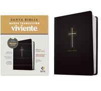 Santa Biblia: Biblia De Margen Amplio Ntv Con Filament , Tapa Dura De Sentipiel, Cruz, Letra Roja