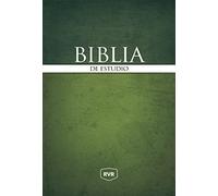 Santa Biblia de Estudio Reina Valera Revisada Rvr, Tapa Dura