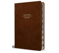 Santa Biblia / Holy Bible: Biblia Bilingüe Reina Valera 1960 (ESV), Símil piel marrón con índice, Letra grande / Bilingual Bible RVR 1960 (ESV), / Large Print Brown Leathersoft
