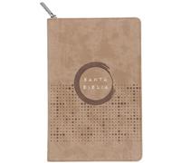 Santa Biblia/ Holy Bible: Biblia NVI, Ultrafina, Piel Especial con Cierre, Marrón, Zipper