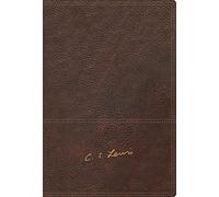 Santa Biblia / Holy Bible: Biblia Reflexiones De C. S. Lewis, Café, Leathersoft