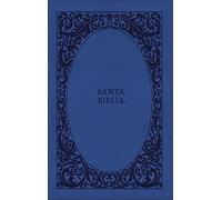 Santa biblia / Holy Bible: Biblia Reina-Valera 1960, Tierra Santa, Ultrafina letra grande, Leathersoft, Azul, con cierre / RVR60 Bible, Holy Land, Ultrathin Large Print, Leathersoft, Blue with Zipper