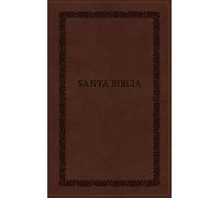 Santa biblia / Holy Bible: Biblia Reina-Valera 1960, Tierra Santa, Ultrafina letra grande, Leathersoft, Café, con cierre / RVR60 Holy Land Bible, ... Print, Leathersoft Finish, Brown With Zipper