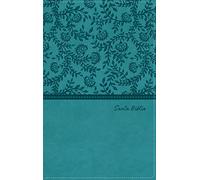 Santa biblia / Holy Bible: Biblia Reina-Valera 1960, Tierra Santa, Ultrafina letra grande, Leathersoft, Turquesa, con cierre / RVR60 Bible, Holy Land, ... Large Print, Leathersoft, Teal, with Zipper