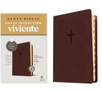 Santa Biblia/ Holy Bible: Nueva Traduccion Viviente, Café, Sentipiel, Biblia De Referencia En La Columna Central, Con Filament, Letra Roja/ New Living ... Leatherlike, Indexed, Brown, Red Letter