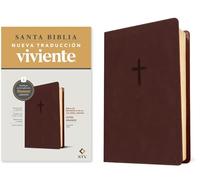 Santa Biblia/ Holy Bible: Nueva Traduccion Viviente, Café, Sentipiel, Biblia De Referencia En La Columna Central Ntv, Con Filament, Letra Roja/ New ... Enabled, Leatherlike, Brown, Red Letter
