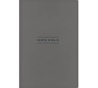 Santa Biblia / Holy Bible: Nueva version internacional, gris, piel reciclada, una columna con referencias