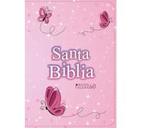 Santa Biblia / Holy Bible: Reina Valera 1960 Compacta Símil Piel Juvenil Mariposa Rosada / Reina Valera 1960 Compact Size Leatherlike Youth Pink Butterfly