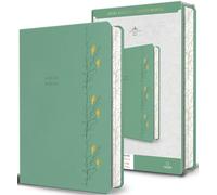 Santa Biblia / Holy Bible: Reina-Valera 1960, Letra gigante símil piel verde con pájaros, palabras de Cristo en rojo, concordancia amplia / Giant Print Handy Size Leathersoft Green