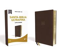 Santa Biblia/ Holy Bible: Reina Valera 1960, Ultrafina Letra Grande, Leathersoft, Café, Interior a dos colores/ Reina Valera 1960, Ultrafine Large Print, Leathersoft, Brown, Two-color interior