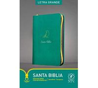 Santa Biblia Ntv, Edicii?1/2n Zi?1/2per Letra Grande Con Referencias: Nueva Traduccion Viviente, SentiPiel Turquesa, Edición Zíper, Letra Grande, Con Referencias
