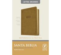 Santa Biblia Ntv, Ediciï½n de Referencia Ultrafina, Letra Grande (Sentipiel, Marrï½n Claro, ï½ndice, Letra Roja): Nueva Traduccion Viviente, Edición De Referencia Ultrafina