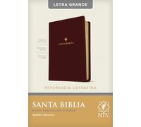 Santa Biblia NTV, Edicion de referencia ultrafina, letra gra: NTV, Edición de referencia ultrafina, letra grande/ NTV, Slimline Reference Edition, Red Letter, Leatherlike, Dark Brown