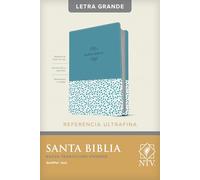 Santa Biblia NTV, Edicion de referencia ultrafina, letra gra: Nueva Traducion Viviente, Azul, SentiPiel, Letre Grande, Referencias Ultrafina