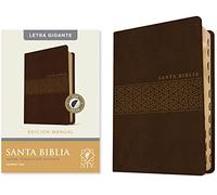 Santa Biblia NTV, Edicion manual, letra gigante: Ntv, Edición Manual, Letra Roja, Sentipiel, Café