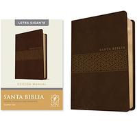 Santa Biblia NTV, Edicion manual, letra gigante: Ntv, Edición Manual, Letra Roja, Sentipiel, Café
