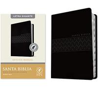 Santa Biblia NTV, Edicion manual, letra gigante: Ntv, Edición Manual, Letra Roja, Sentipiel, Negro