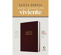 Santa Biblia NTV, letra super gigante (Letra Roja, Tapa dura: Nueva Traducción Viviente, Vino Tinto Tapa Dura