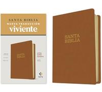 Santa Biblia Ntv, Letra Super Gigante (Sentipiel, Cafe Claro, Letra Roja): Nueva Traduccion Viviente, Cafe