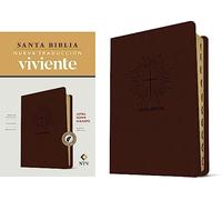 Santa Biblia Ntv, Letra Super Gigante (Sentipiel, Cafe Oscuro, Indice, Letra Roja): Nueva Traduccion Viviente, SentiPiel Cafe oscuro, palabras de Cristo en rojo, concordancia, mapas a color