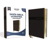 Santa Biblia: Nueva Version Internacional, Santa Biblia 2022 Ultrafina, Leathersoft, Negro, Palabras de Jesús en rojo
