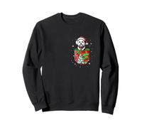 Santa Bichon Frise In Pocket Owner - Campanas de árbol de Navidad Sudadera