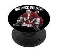 Santa Big Nick Energy Funny Meme Navidad Hilarante Navidad PopSockets PopGrip Adhesivo